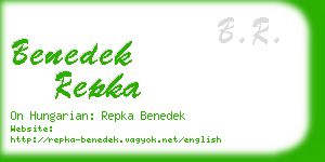 benedek repka business card